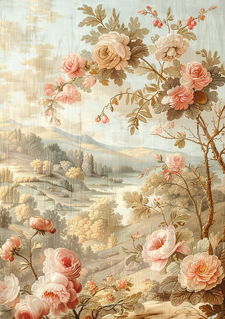 Ciao Bella Papercrafting Tissue Paper A4 18th Century (HA001) Ciao Bella Papercrafting Tissue Paper A4 18th Century (HA001)