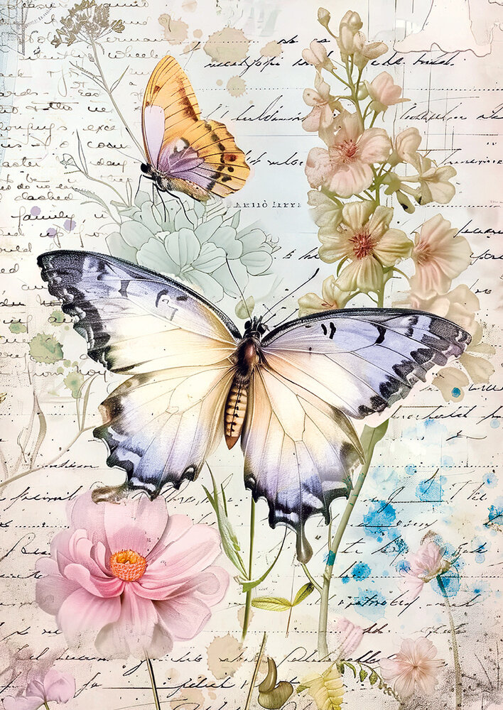 Ciao Bella Papercrafting Tissue Paper A4 Whismical Butterflies (HA003) Ciao Bella Papercrafting Tissue Paper A4 Whismical Butterflies (HA003)