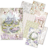 Ciao Bella Papercrafting Secret Garden A5 Mixed Rice Papers (CBRS013)