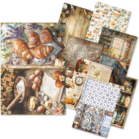 Ciao Bella Papercrafting Cookbook A5 Mixed Rice Papers (CBRS014) Ciao Bella Papercrafting Cookbook A5 Mixed Rice Papers (CBRS014)