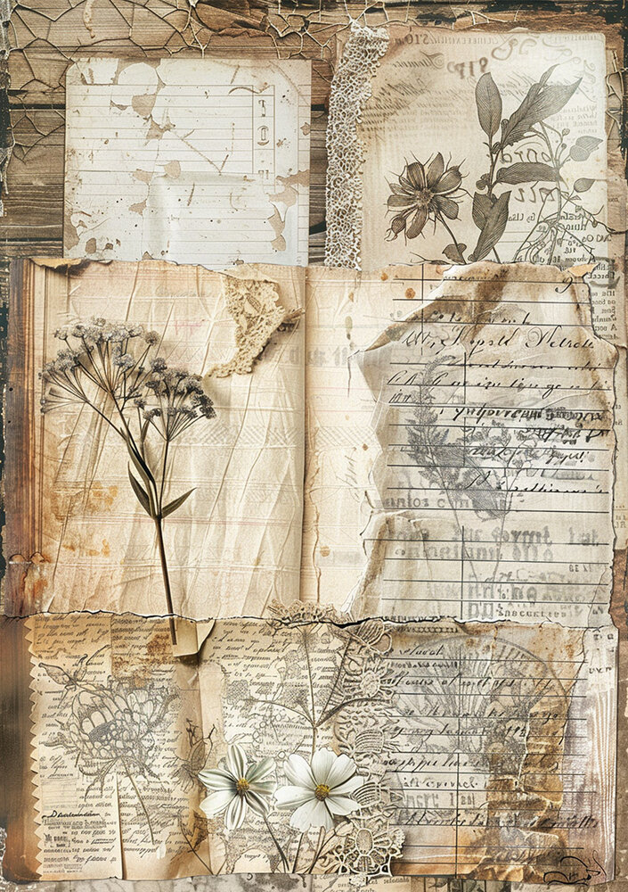 Ciao Bella Papercrafting Codex A5 Mixed Rice Papers (CBRS015)