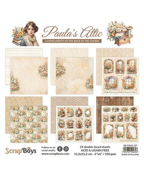 ScrapBoys Paula’s Attic 6x6 Inch Paper Pad (SB-PAUL-09) ScrapBoys Paula’s Attic 6x6 Inch Paper Pad (SB-PAUL-09)