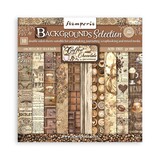 Stamperia Coffee and Chocolate Backgrounds 8x8 Inch Paper Pack (SBBS94)