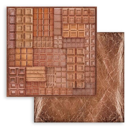 Stamperia Coffee and Chocolate Backgrounds 8x8 Inch Paper Pack (SBBS94)