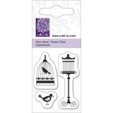 Cart-Us Clear Stamp Vogels met Kooi (834063) Cart-Us Clear Stamp Vogels met Kooi (834063)