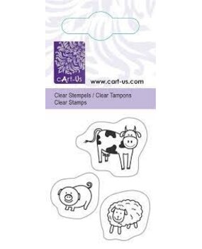 Cart-Us Clear Stamp Boerderijdieren (2050)