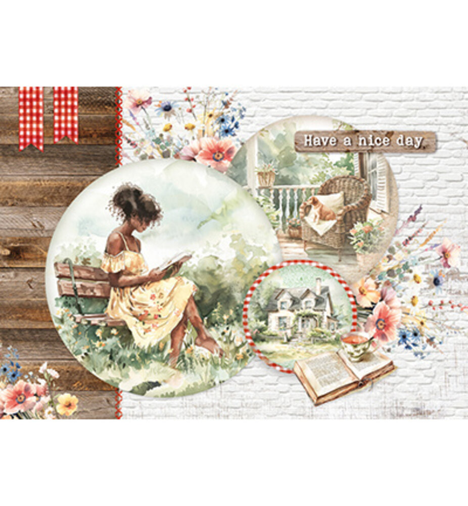 Studio Light Essentials Country Roads A4 Card Making Pad (SL-ES-CMP17)