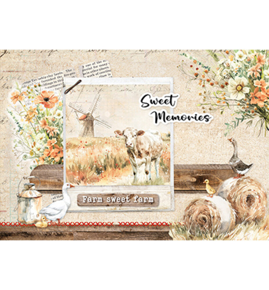 Studio Light Essentials Country Roads A4 Card Making Pad (SL-ES-CMP17)