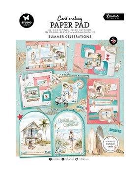 Studio Light Essentials Summer Celebration A4 Card Making Pad (SL-ES-CMP18) Studio Light Essentials Summer Celebration A4 Card Making Pad (SL-ES-CMP18)