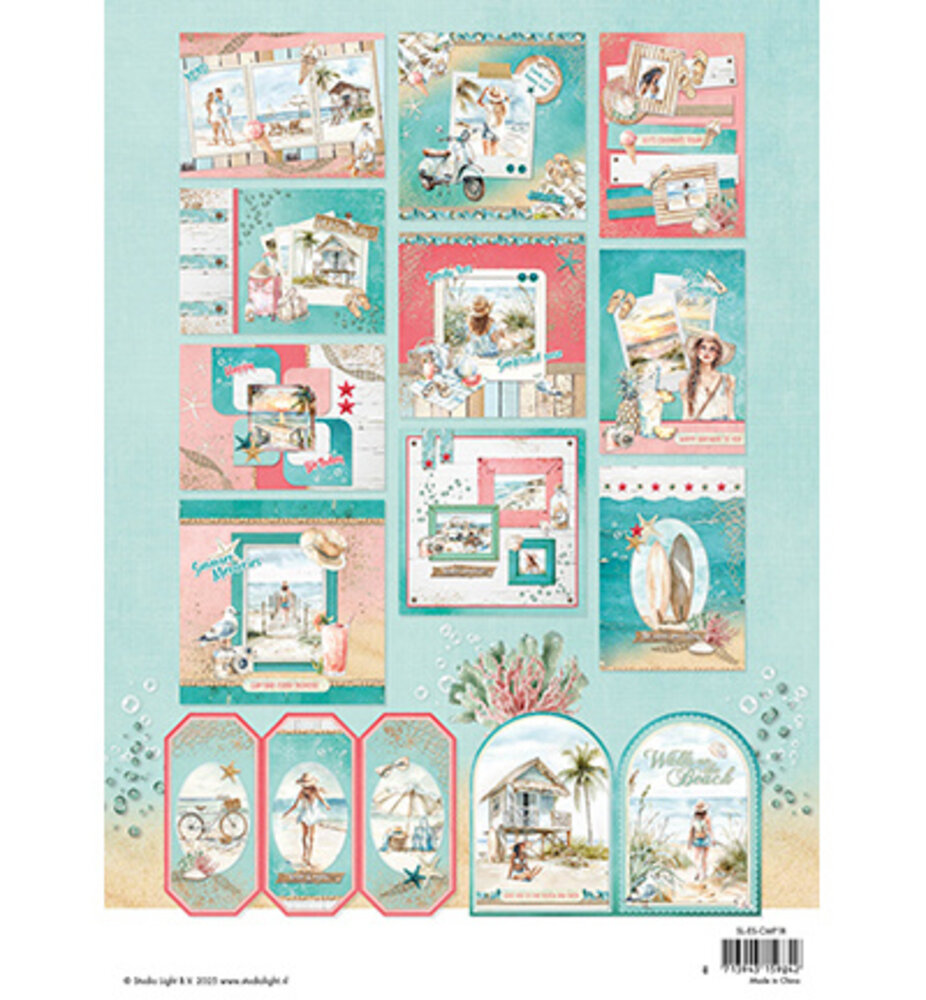 Studio Light Essentials Summer Celebration A4 Card Making Pad (SL-ES-CMP18) Studio Light Essentials Summer Celebration A4 Card Making Pad (SL-ES-CMP18)