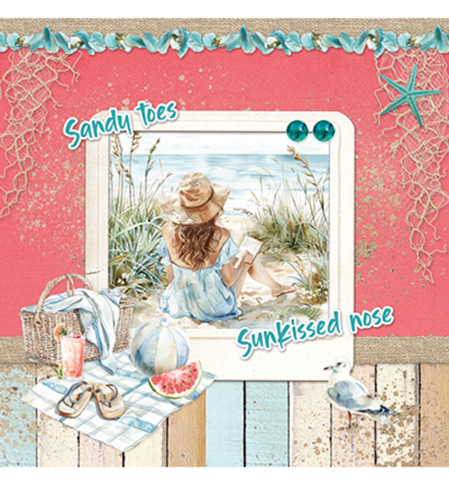 Studio Light Essentials Summer Celebration A4 Card Making Pad (SL-ES-CMP18) Studio Light Essentials Summer Celebration A4 Card Making Pad (SL-ES-CMP18)