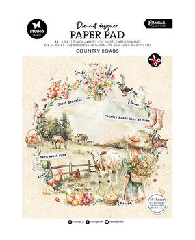 Studio Light Essentials Country Roads A4 Die-Cut Paper Pad (SL-ES-DCPP310)