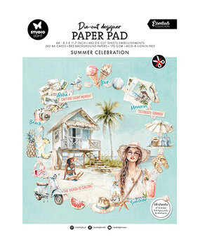 Studio Light Essentials Summer Celebration A4 Die-Cut Paper Pad (SL-ES-DCPP311) Studio Light Essentials Summer Celebration A4 Die-Cut Paper Pad (SL-ES-DCPP311)