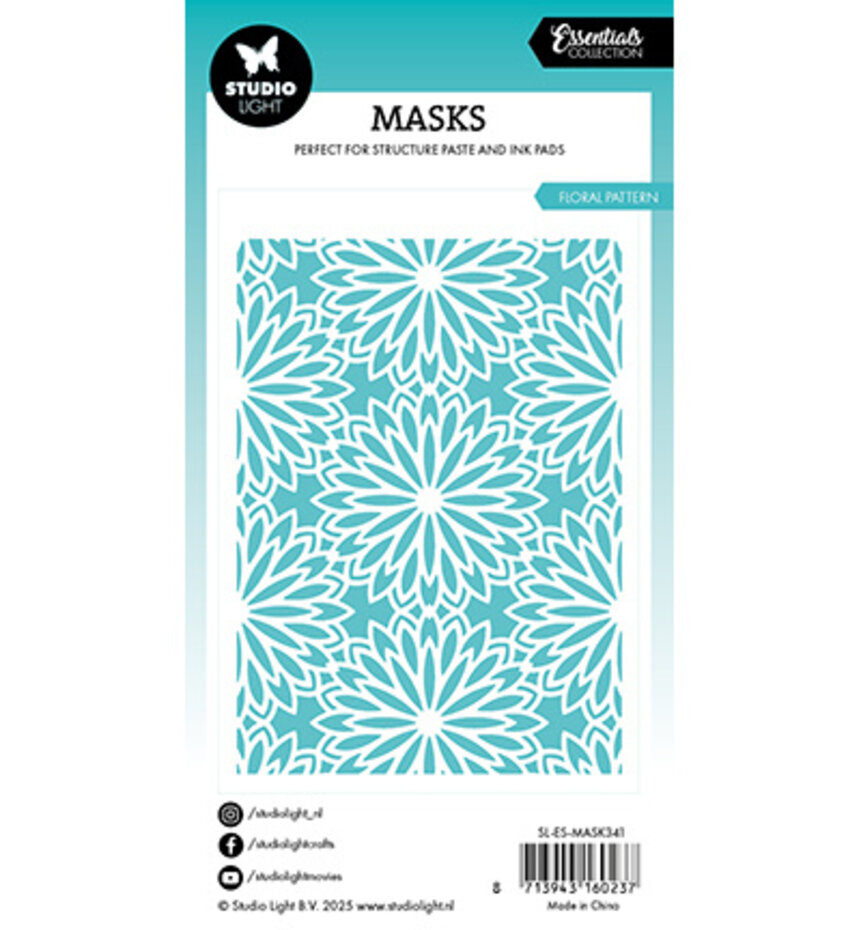 Studio Light Essentials Floral Background Masking Stencil (SL-ES-MASK3 ...