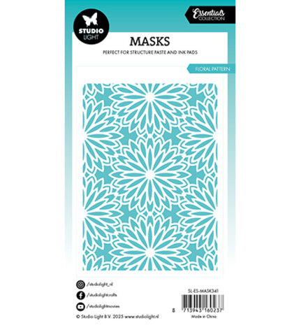 Studio Light Essentials Floral Background Masking Stencil (SL-ES-MASK341) Studio Light Essentials Floral Background Masking Stencil (SL-ES-MASK341)