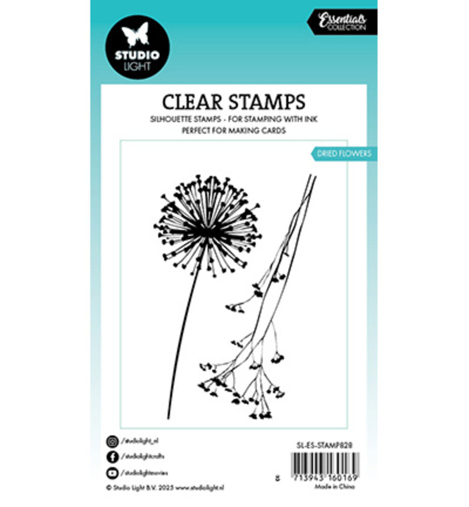 Studio Light Essentials Clear Stamps Dried Flowers (SL-ES-STAMP828)