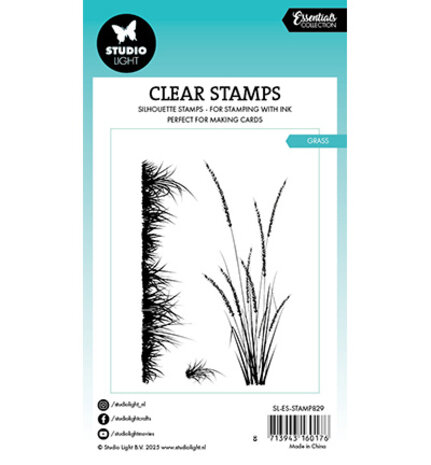 Studio Light Essentials Clear Stamps Grass (SL-ES-STAMP829) Studio Light Essentials Clear Stamps Grass (SL-ES-STAMP829)