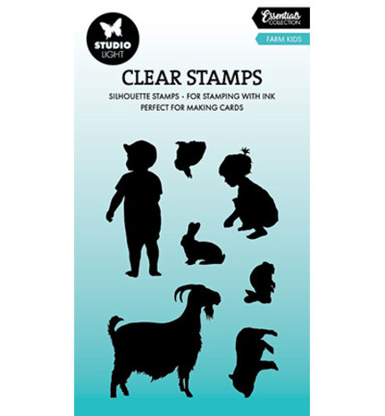 Studio Light Essentials Clear Stamps Farm Kids (SL-ES-STAMP830) Studio Light Essentials Clear Stamps Farm Kids (SL-ES-STAMP830)