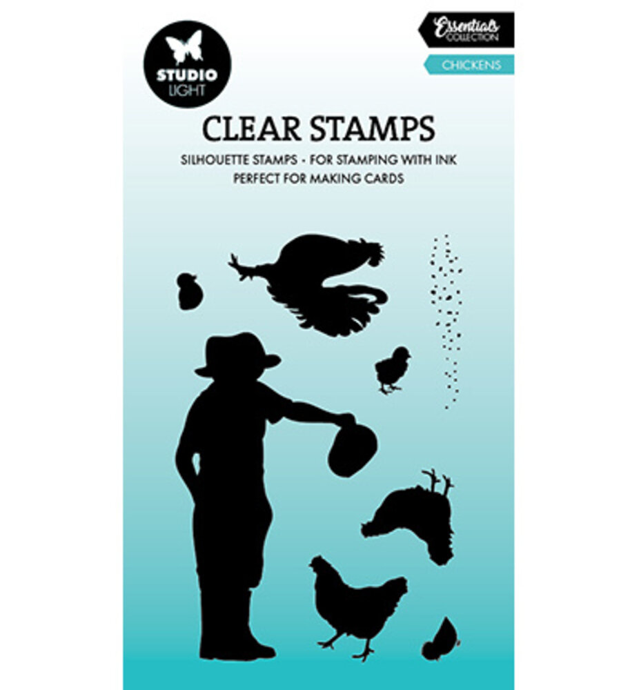 Studio Light Essentials Clear Stamps Chickens (SL-ES-STAMP831) Studio Light Essentials Clear Stamps Chickens (SL-ES-STAMP831)