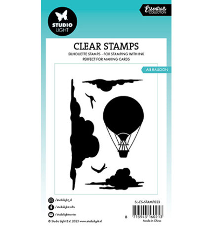 Studio Light Essentials Clear Stamps Air Balloon (SL-ES-STAMP833)