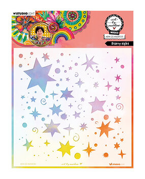 Studio Light Masking Stencil Starry Night (ABM-25-MASK331) Studio Light Masking Stencil Starry Night (ABM-25-MASK331)