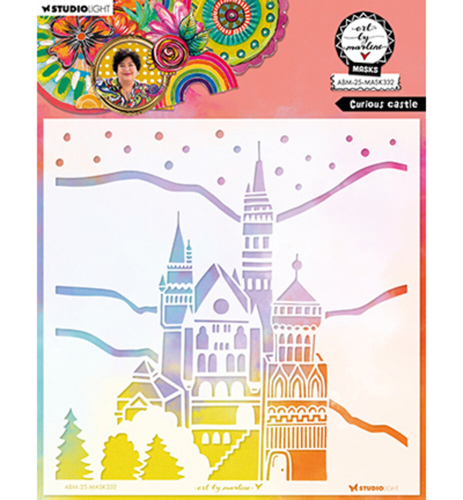 Studio Light Masking Stencil Curious Castle (ABM-25-MASK332) Studio Light Masking Stencil Curious Castle (ABM-25-MASK332)