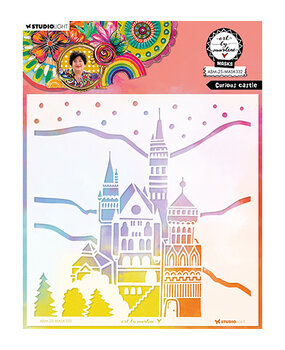 Studio Light Masking Stencil Curious Castle (ABM-25-MASK332) Studio Light Masking Stencil Curious Castle (ABM-25-MASK332)