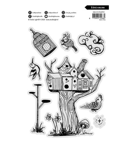 Studio Light Clear Stamp A Bird Mansion (ABM-25-STAMP815)