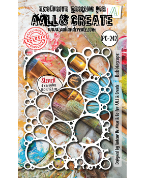 AALL and Create Masking Stencil A6 Bubblescape (AALL-PC-242) AALL and Create Masking Stencil A6 Bubblescape (AALL-PC-242)