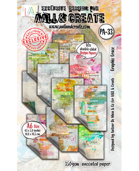 AALL and Create Design Paper A6 Graphic Grace (AALL-PA-031)