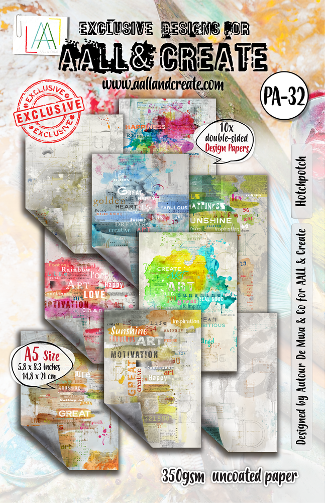AALL and Create Design Paper A5 Hotchpotch (AALL-PA-032) AALL and Create Design Paper A5 Hotchpotch (AALL-PA-032)