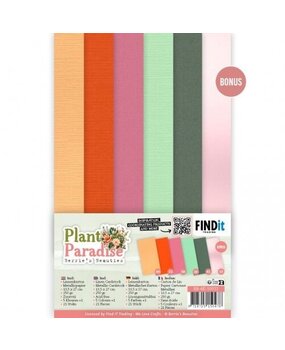 Berrie's Beauties Plant Paradise 4K Linen Cardstock Pack (BB-4K-10012) Berrie's Beauties Plant Paradise 4K Linen Cardstock Pack (BB-4K-10012)