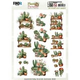 Berrie's Beauties Plant Paradise 3D Push Out Greenhouse Shelves (SB11023)