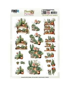 Berrie's Beauties Plant Paradise 3D Push Out Greenhouse Shelves (SB11023)