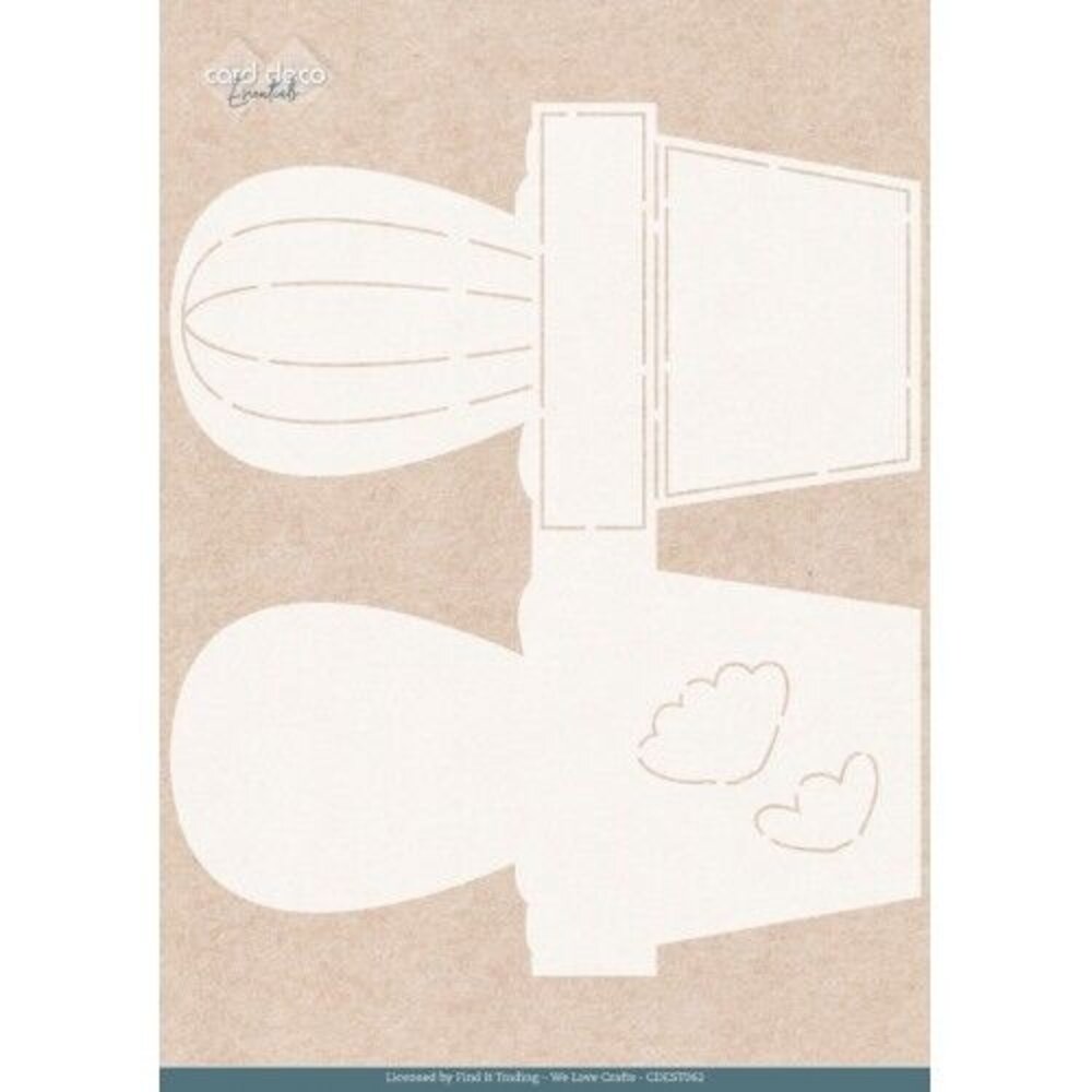 Card Deco Folding Card Stencil Plant Paradise (CDEST062)