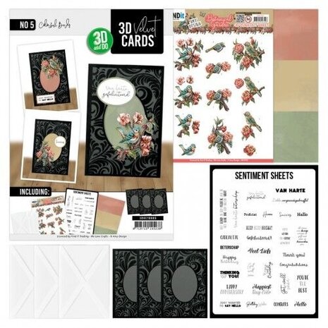 Find It Trading 3D and Do 3D Velvet Cards A6 Colorful Birds (3DVC10005) Find It Trading 3D and Do 3D Velvet Cards A6 Colorful Birds (3DVC10005)