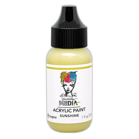 Dina Wakley MEdia Heavy Body Acrylic Paint Sunshine (MDQ88240) Dina Wakley MEdia Heavy Body Acrylic Paint Sunshine (MDQ88240)