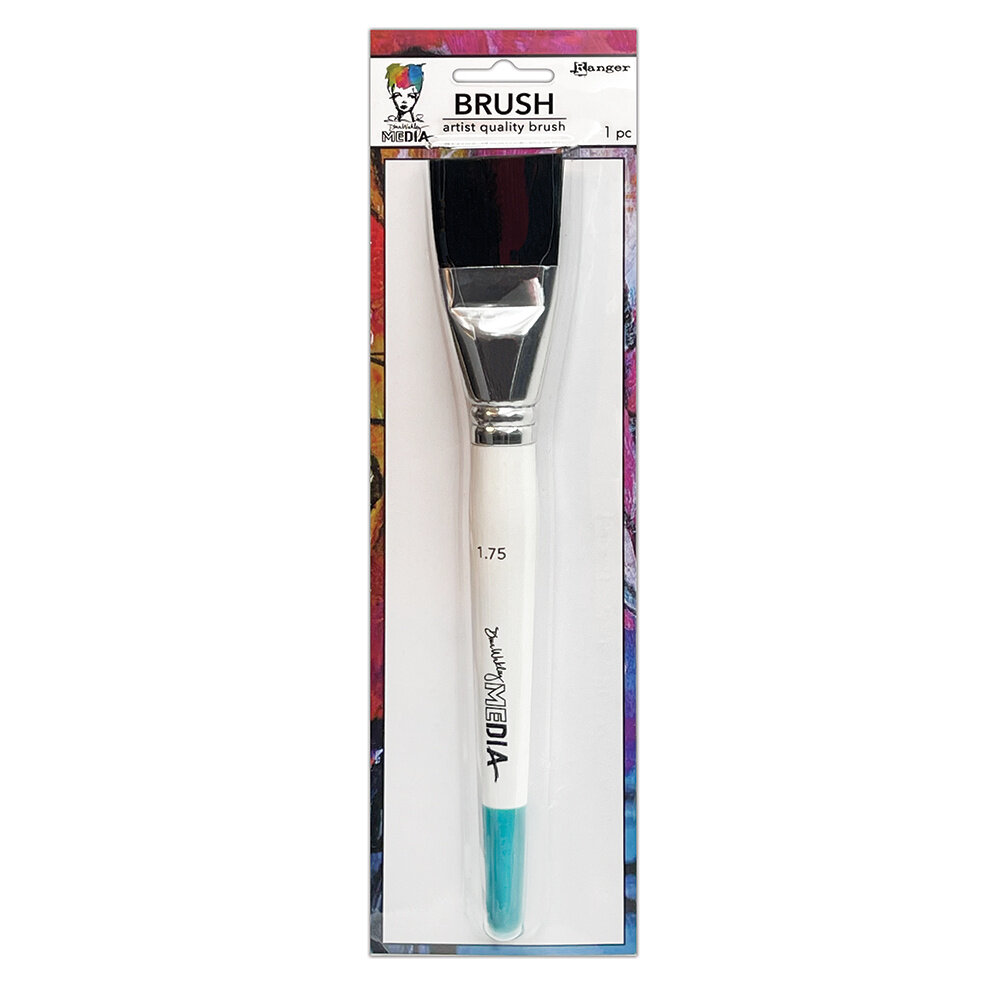 Dina Wakley MEdia Stiff Bristle Brush 1.75 Inch (MDA87854)