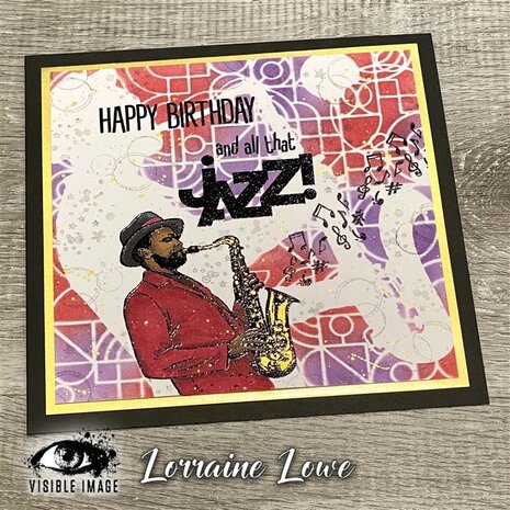 Visible Image Bauhaus 6x6 Inch Stencil (HL9447)