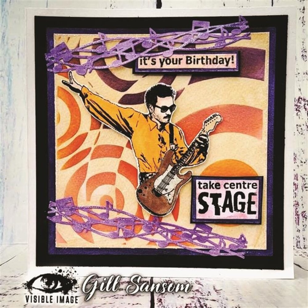 Visible Image Senses 6x6 Inch Stencil (NH9461) Visible Image Senses 6x6 Inch Stencil (NH9461)