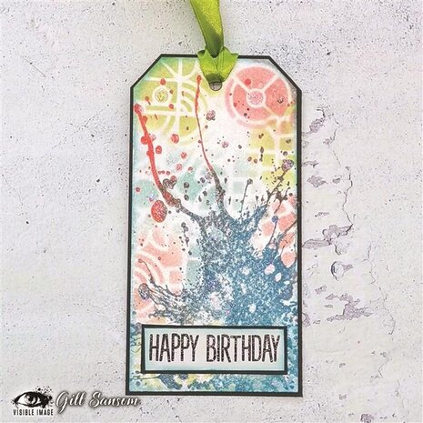 Visible Image Fluid Background A6 Stamp Set (EM9470) Visible Image Fluid Background A6 Stamp Set (EM9470)