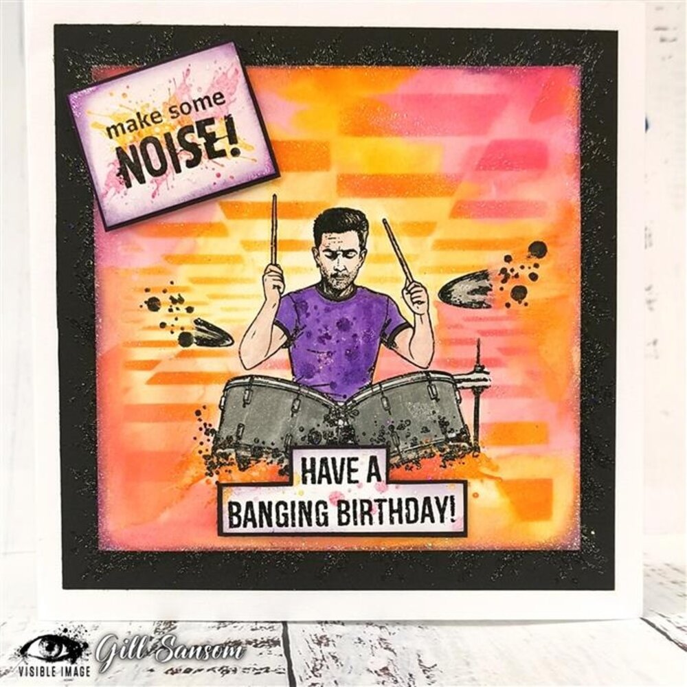 Visible Image Make Some Noise A6 Stamp Set (QW9493) Visible Image Make Some Noise A6 Stamp Set (QW9493)