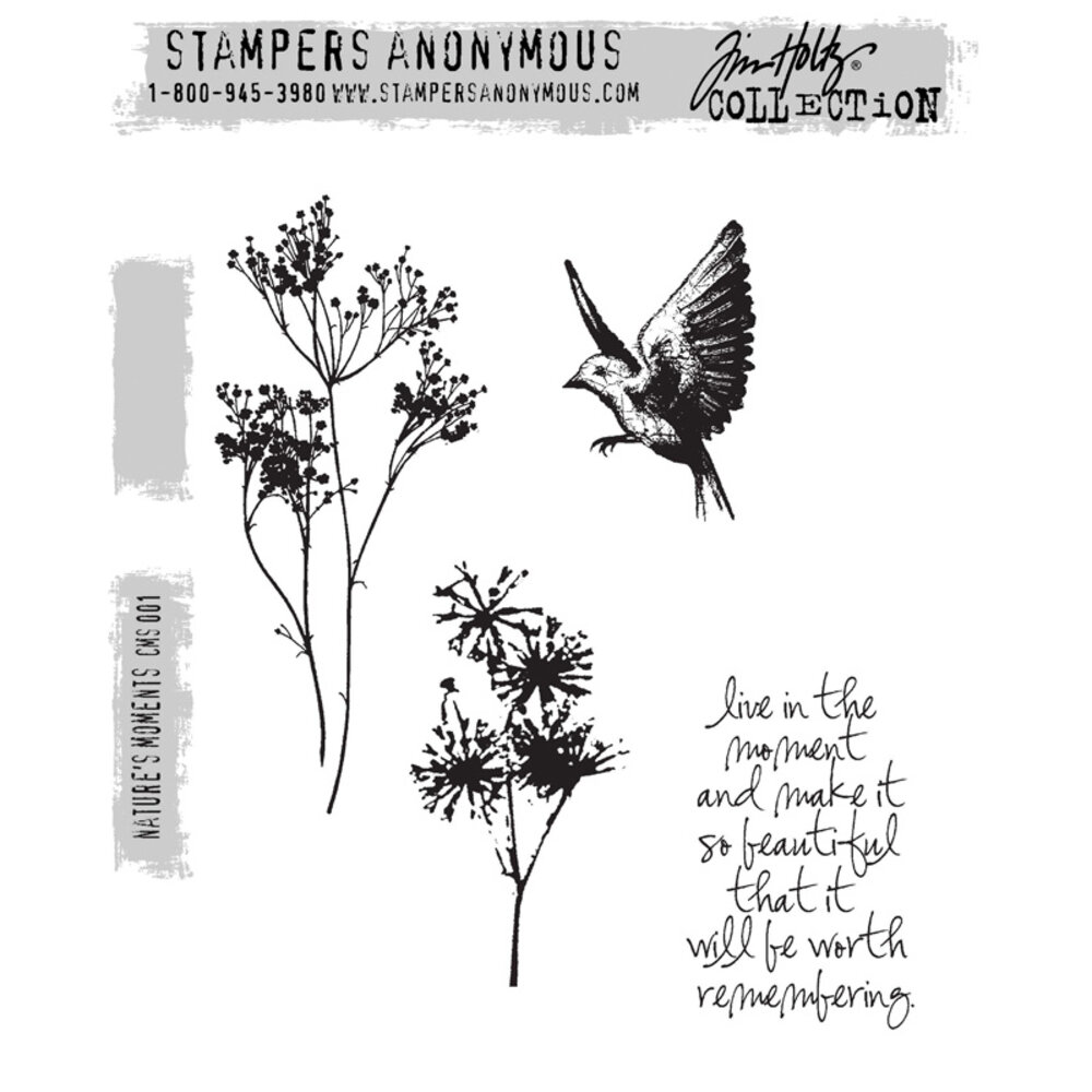 Stampers Anonymous Curations Collection Cling Stamps Nature's Moments (CMS001) Stampers Anonymous Curations Collection Cling Stamps Nature's Moments (CMS001)