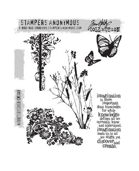 Stampers Anonymous Curations Collection Cling Stamps Nature's Discovery (CMS049) Stampers Anonymous Curations Collection Cling Stamps Nature's Discovery (CMS049)