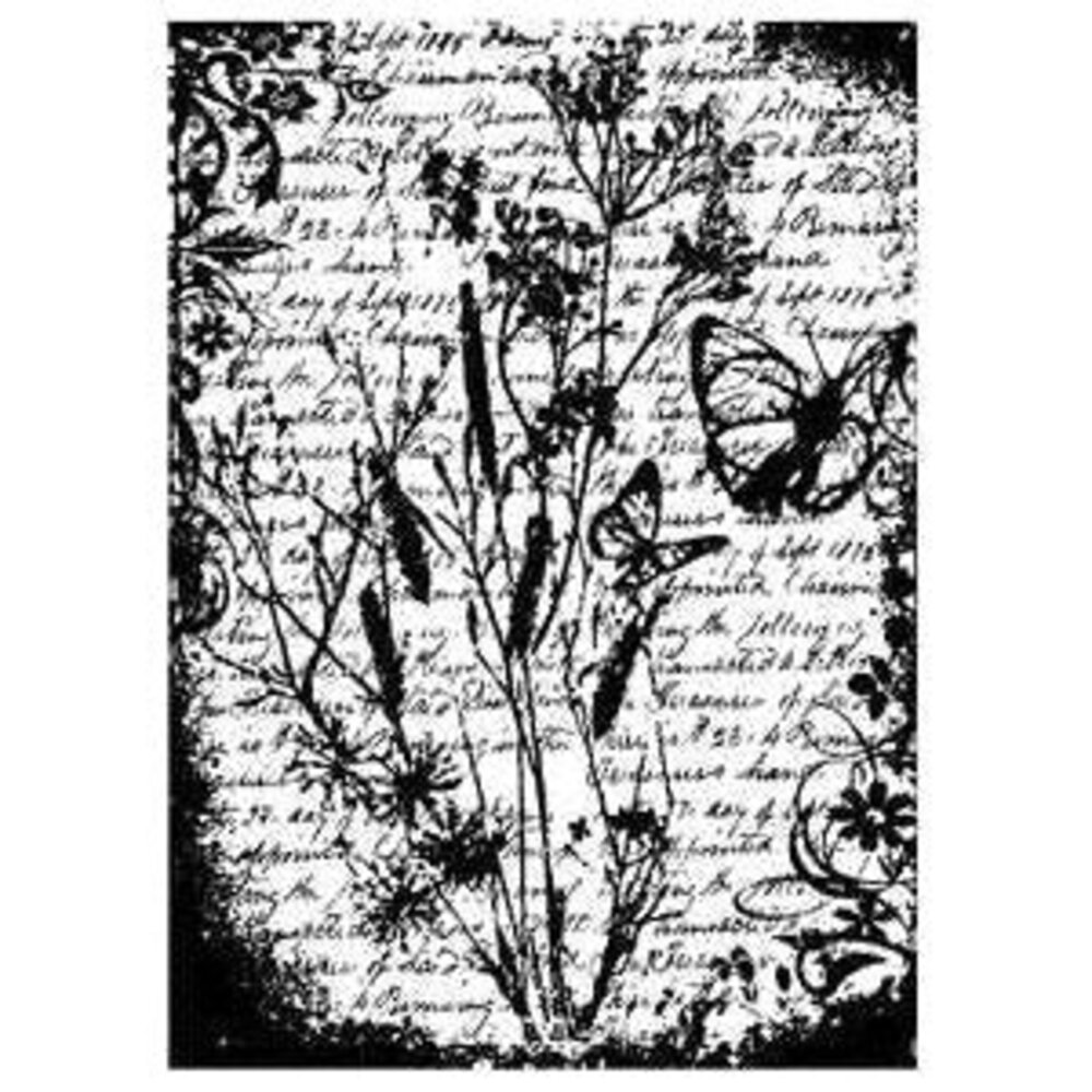 Stampers Anonymous Curations Collection Cling Components Stamps Flutter (COM022)