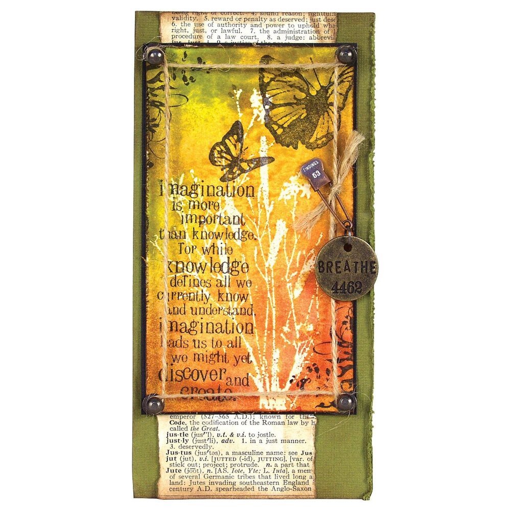 Stampers Anonymous Curations Collection Cling Components Stamps Flutter (COM022)