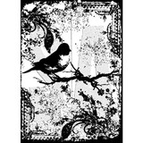 Stampers Anonymous Curations Collection Cling Components Stamps Tattered Sparrow (COM031)