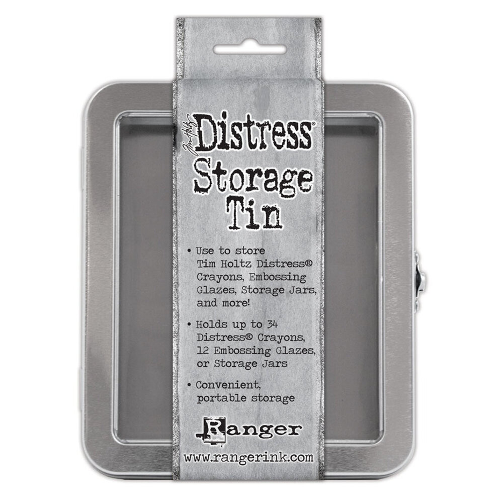 Ranger Distress Crayon Storage Tin (TDA56485) Ranger Distress Crayon Storage Tin (TDA56485)