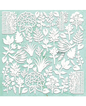 Mintay Chippies 12x12 Inch Flora Filigree 1 (MT-CHIP2-D102)