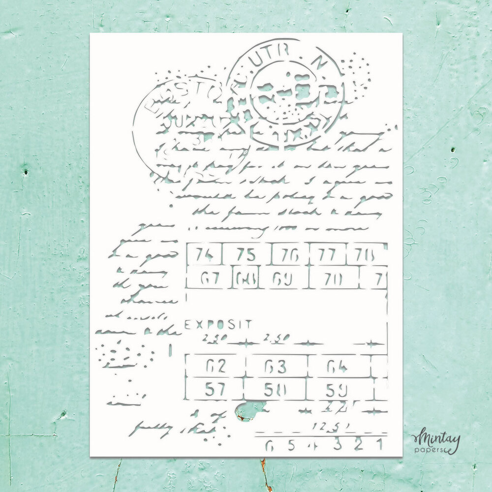 Mintay Kreativa Stencil 6x8 Inch Mixed 1 (MTK-STEN-50)